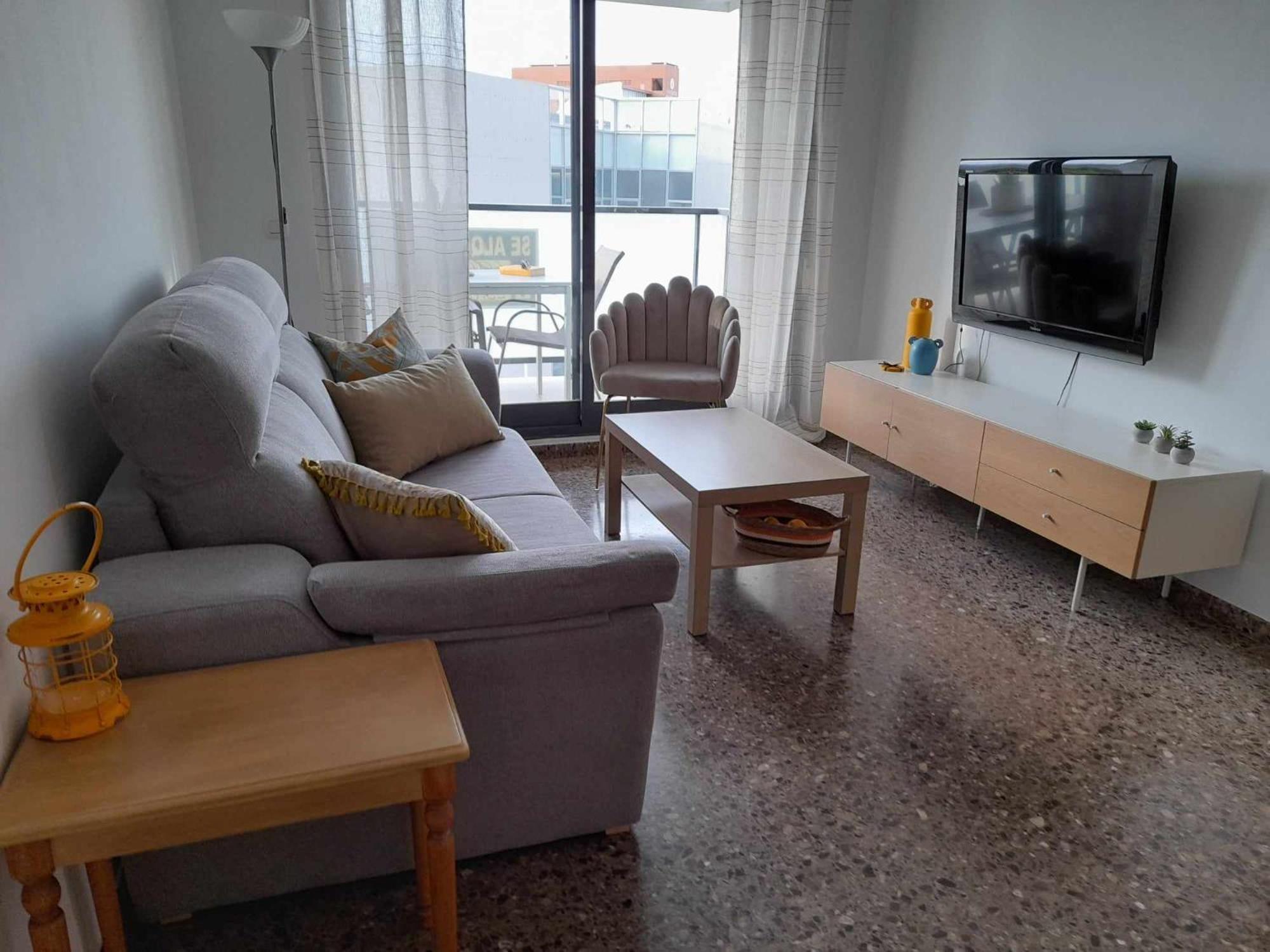 Apartament Ambar Gandia Playa-Grao Con Piscina Parking Ideal Para Familias Exteriör bild
